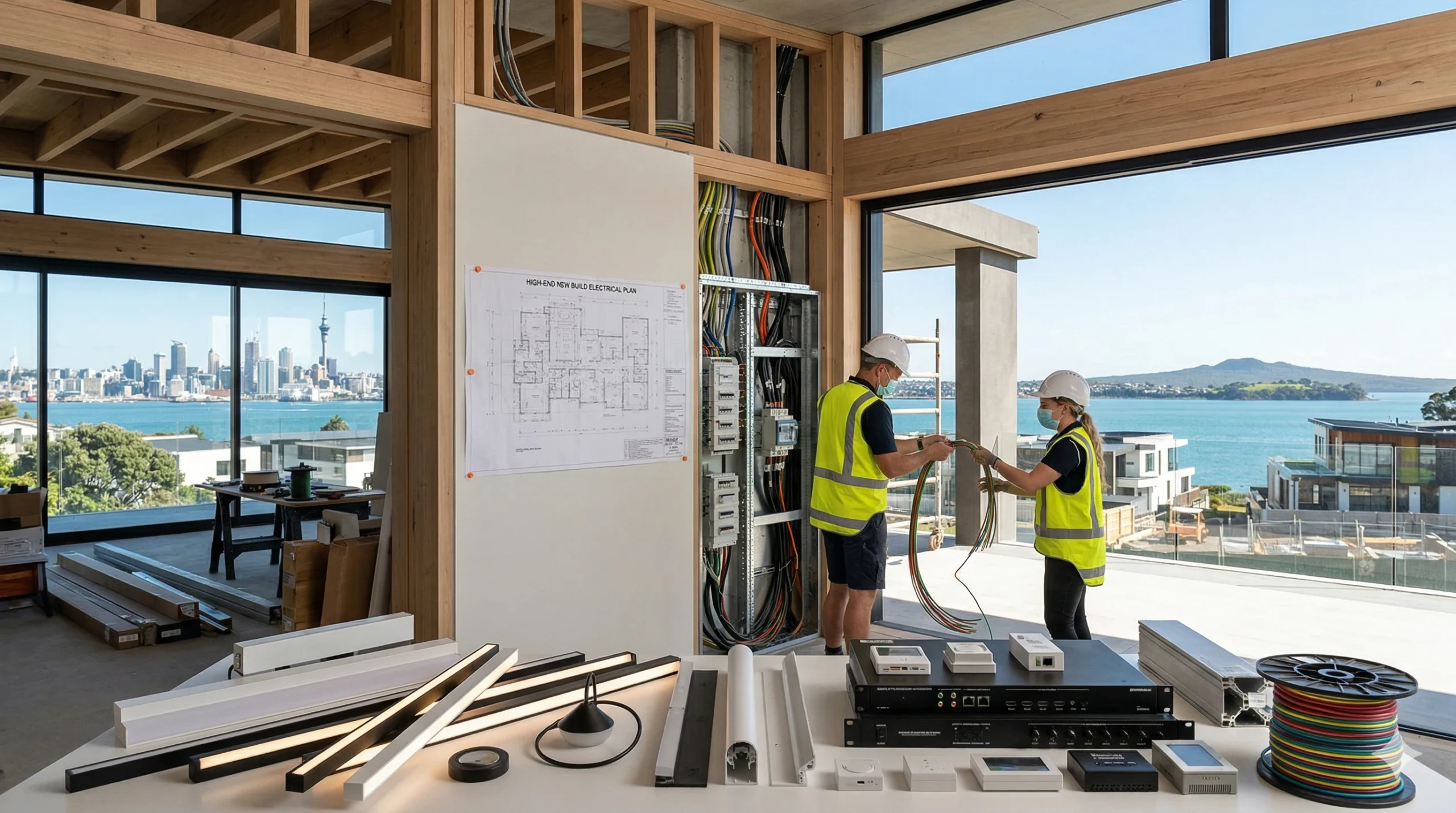 Electrical Work on a High-End Auckland New Build_ What's Involved _ Ryan Electrical